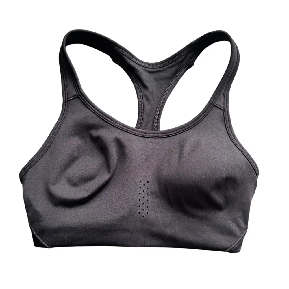 Avia Girls Black Racerback Sports Bra‎ Size S 4-6 Padded Activewear 3W0